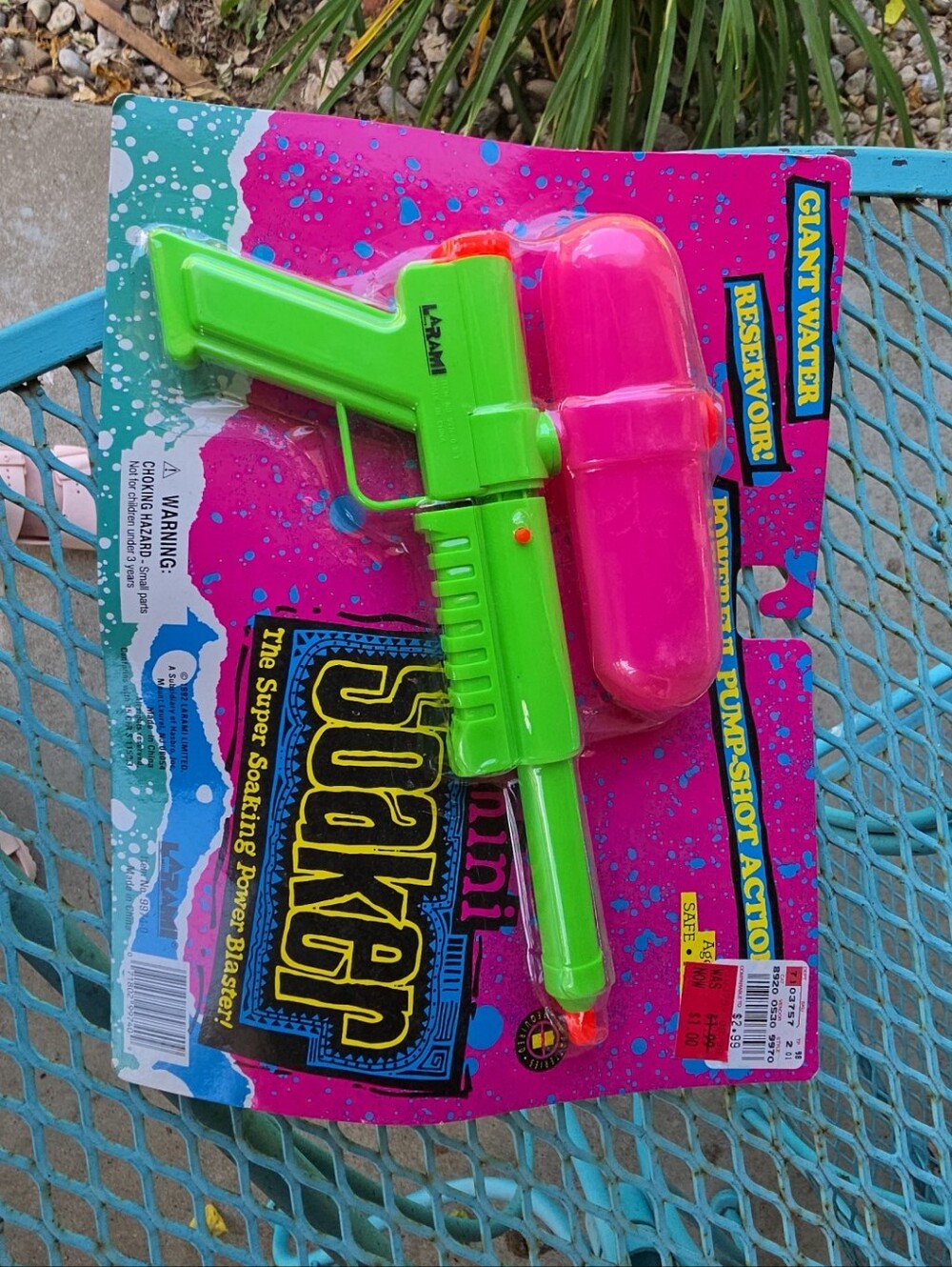 Vintage Super Soaker Mini Water Gun NEW SEALED Larami 1992